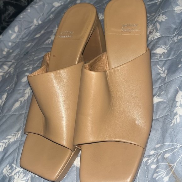 Jeffrey Campbell square toe platform mules - Picture 2 of 5